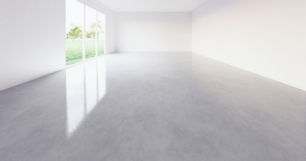 Poured Concrete Floor Install