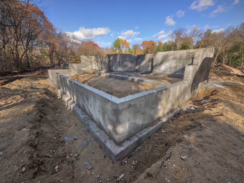 Foundation Wall Pouring