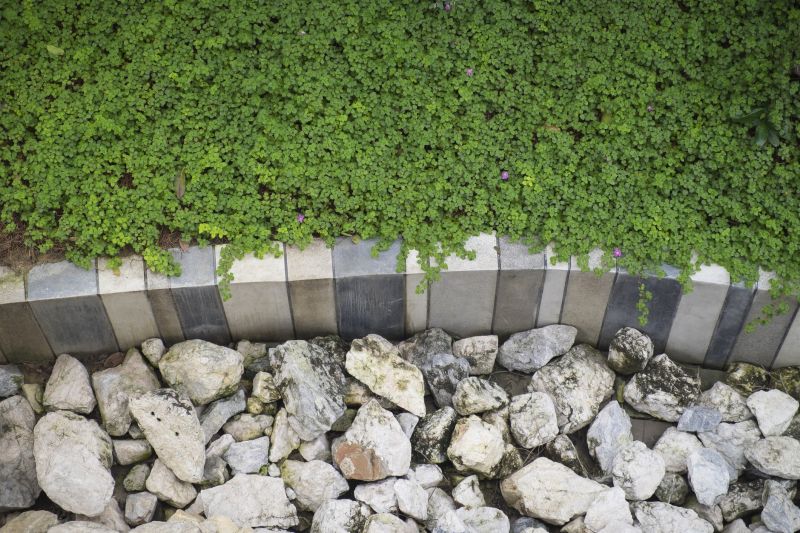 Lawn Curbing Installation detail